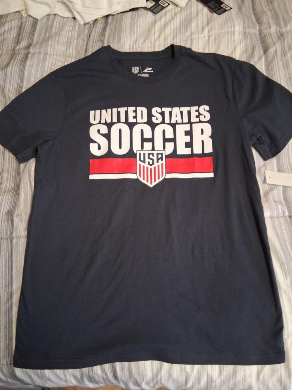 NWT FIFA World Cup 2026 Team USA T-Shirt 100% Cotton Navy Size Small